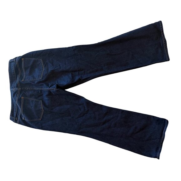 Talbots Womens Curvy Bootcut Jeans 14P/32 Dark Wash Cotton Blend - Picture 8 of 11